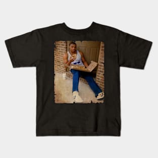 Young Charles Barkley Vintage Kids T-Shirt